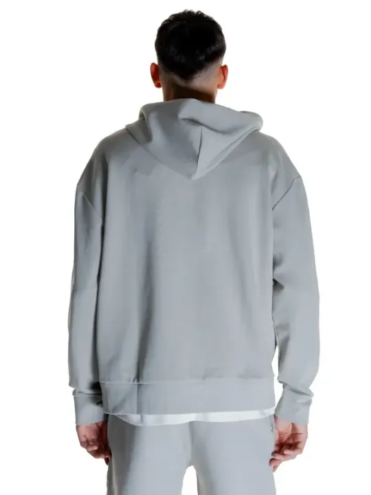 Graues Hoodie, Rückenansicht, Calvin Klein