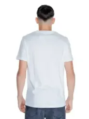 Vibrantes orangefarbenes Peuterey Baumwoll-T-Shirt