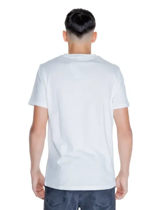 Vibrantes orangefarbenes Peuterey Baumwoll-T-Shirt