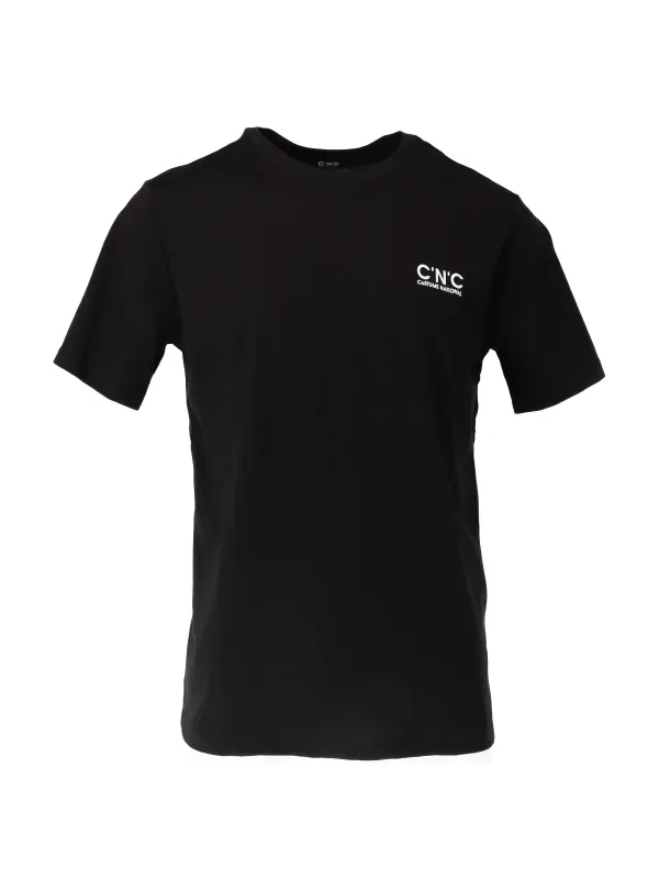 Schwarzes CNC-Logo-T-Shirt Schwarzes CNC-Logo-T-Shirt