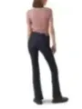 Dunkle Jeans, schlanker Schnitt, Rückenansicht