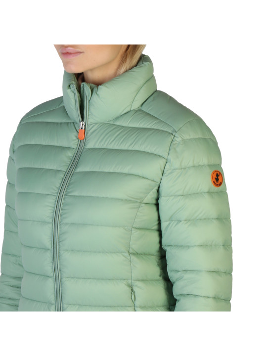 Grüne Save The Duck Pufferjacke