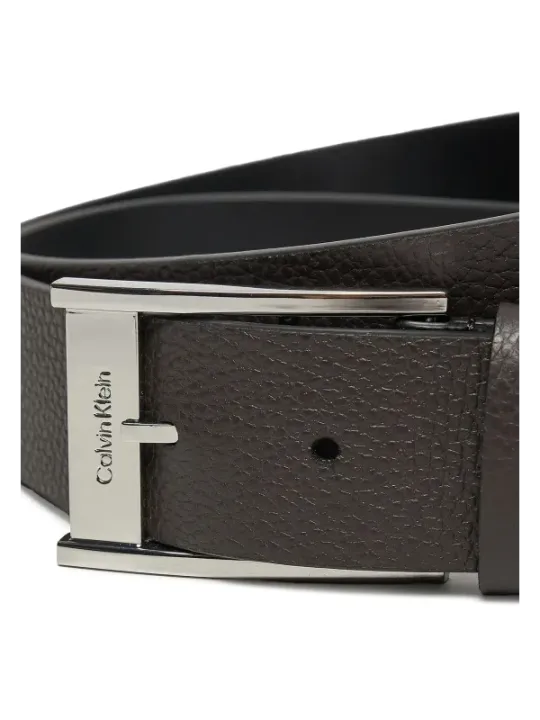 Dunkelbrauner Calvin Klein Ledergürtel
