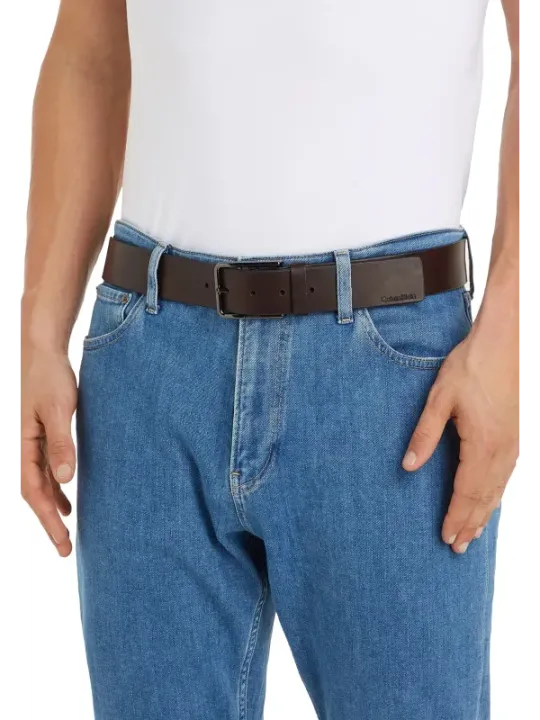 Dunkelbrauner Calvin Klein Herren Gürtel