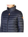 Blaue Save The Duck Pufferjacke