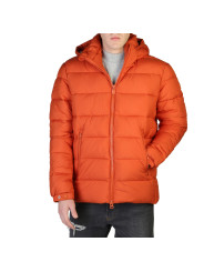 Leuchtend orange gesteppte Winterjacke Save The Duck