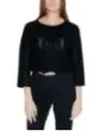 Schwarzer Vero Moda Häkelpullover