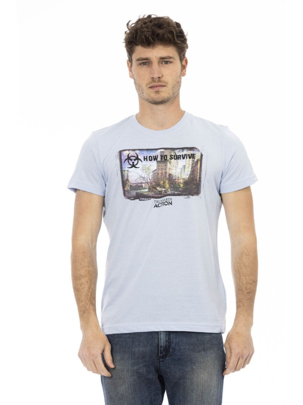 T-Shirts Trussardi Action - 2AT03C - Blau 60,00 €  | Planet-Deluxe