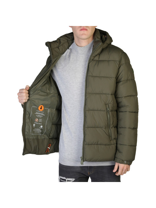 Grüne Save The Duck Pufferjacke