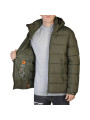 Grüne Save The Duck Pufferjacke