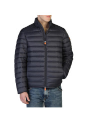 Graue Herren Daunen Pufferjacke Save The Duck
