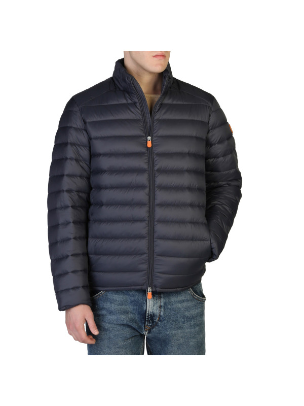 Graue Herren Daunen Pufferjacke Save The Duck Graue Herren Daunen Pufferjacke Save The Duck