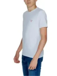 Weißes Guess T-Shirt mit Logo