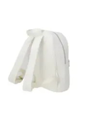 Weißer Rucksack mit Schleifenriemen