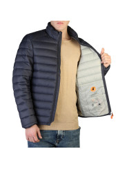 Graue recycelte Save The Duck Jacke