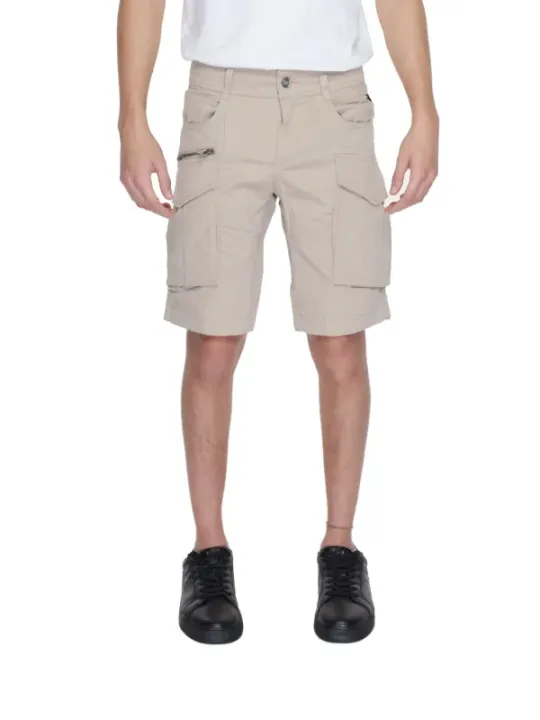 Beige Replay Shorts mit Taschen