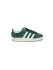 Grüne Adidas Campus Wildleder Sneaker