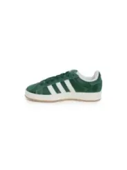Grüne Adidas Sneakers mit Streifen
