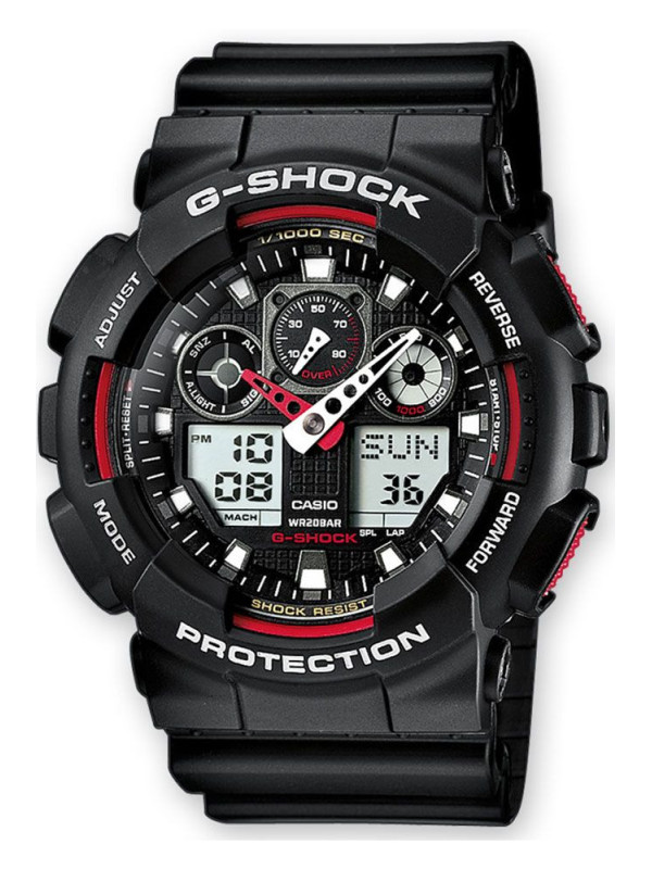 Uhren Casio - GA-100-1A4ER - Schwarz 170,00 € 4971850443940 | Planet-Deluxe