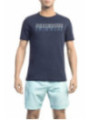 T-Shirts Bikkembergs Beachwear - BKK1MTS01 - Blau 60,00 €  | Planet-Deluxe