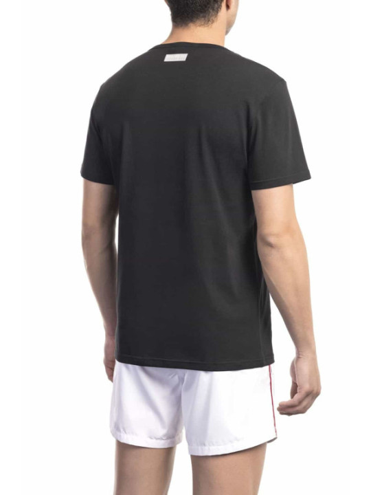T-Shirts Bikkembergs Beachwear - BKK1MTS02 - Schwarz 60,00 €  | Planet-Deluxe