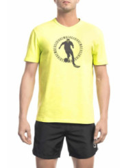 T-Shirts Bikkembergs Beachwear - BKK1MTS02 - Gelb 60,00 €  | Planet-Deluxe