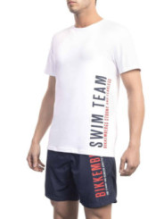 T-Shirts Bikkembergs Beachwear - BKK1MTS04 - Weiß 60,00 €  | Planet-Deluxe