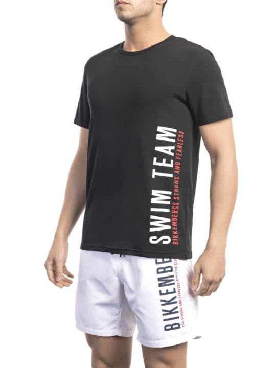 T-Shirts Bikkembergs Beachwear - BKK1MTS04 - Schwarz 60,00 €  | Planet-Deluxe