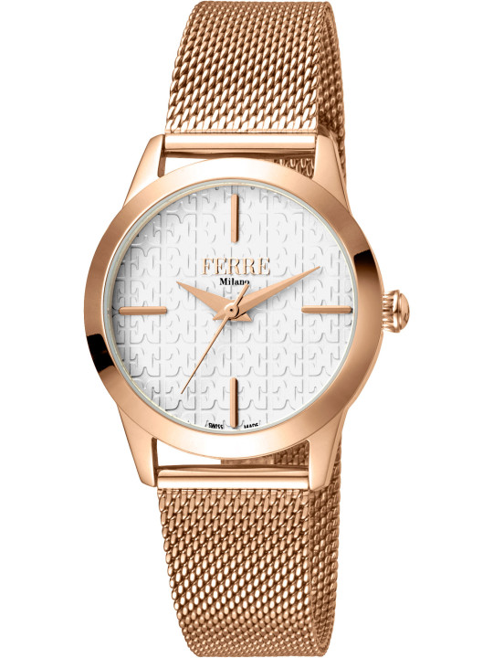 Goldene Ferrè Milano Gelbe Uhr