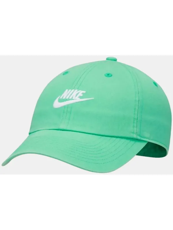 Nike grüne Baseballkappe mit Logo Nike grüne Baseballkappe mit Logo