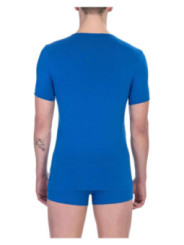 T-Shirts Bikkembergs - BKK1UTS07SI - Blau 40,00 €  | Planet-Deluxe