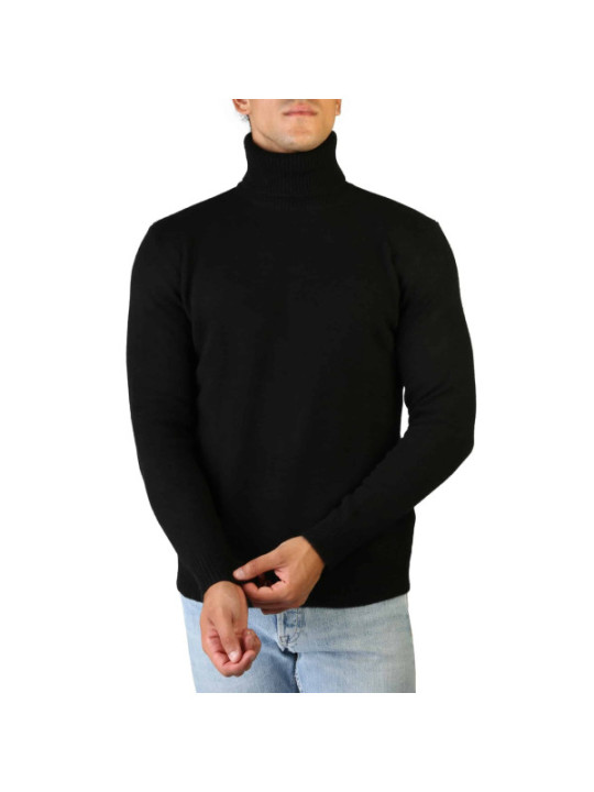 Pullover 100% Cashmere - T-NECK-M - Schwarz 190,00 €  | Planet-Deluxe