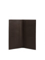 Braunes Lederbifold-Portemonnaie mit Kartenfächern