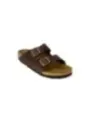 Braune Birkenstock 474404 Ledersandalen