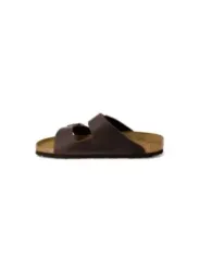 Braune Birkenstock Ledersandalen mit Riemen
