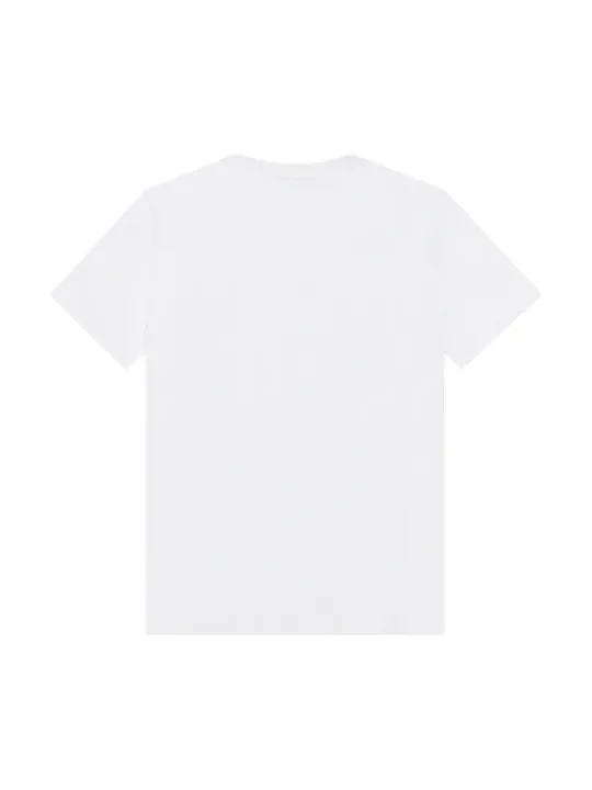 Weißes T-Shirt mit kurzem Ärmel