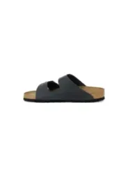 Schwarze Leder Birkenstock Herren Sandalen