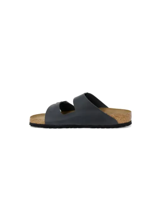 Schwarze Leder Birkenstock Herren Sandalen