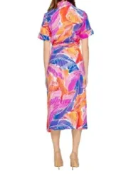 Vila 474310 Blumenmuster Wickelkleid