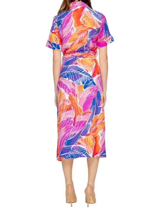 Vila 474310 Blumenmuster Wickelkleid