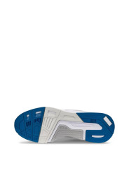 Weiße Puma Sneakers mit blauen Akzenten