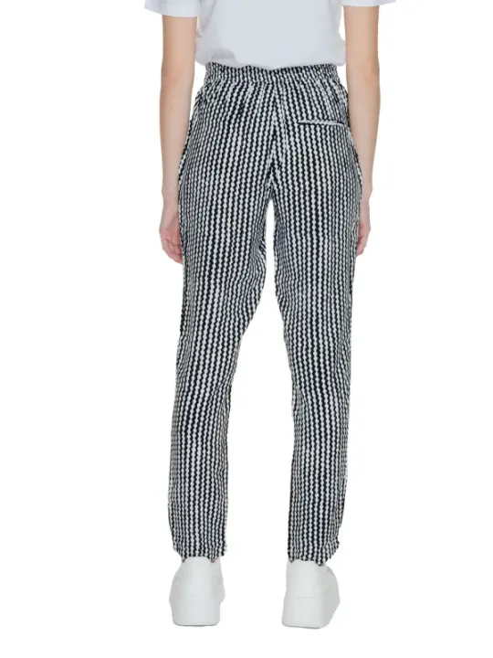 Gestreifte Only 474493 Hosen hintenansicht
