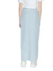 Lange plissierte blaue Vero Moda-Rock