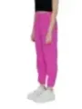 Magenta-pink verkürzte elastische Hose