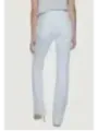 Weiße Straight Leg Damenjeans