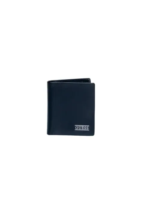 Schwarze Guess Bifold Geldbörse Leder