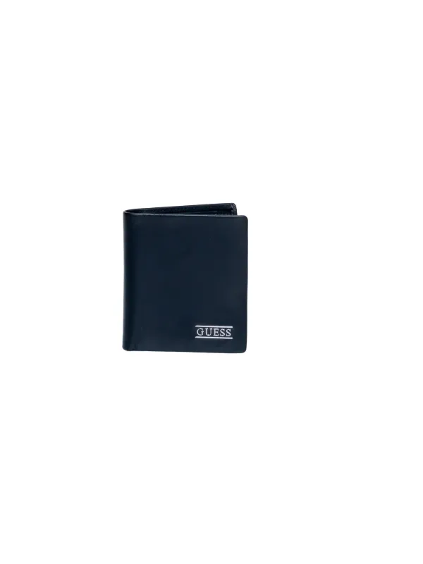 Schwarze Guess Bifold Geldbörse Leder Schwarze Guess Bifold Geldbörse Leder