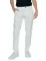 Weiße Herren Slim Fit Hose