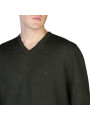 Grüner Calvin Klein V-Neck Pullover