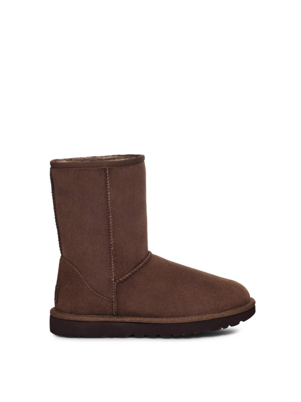 Braune UGG Wildlederstiefel mit Schafsfutter Braune UGG Wildlederstiefel mit Schafsfutter